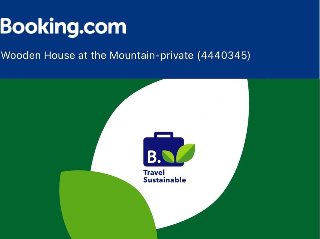 Wooden House At The Mountain-Private Paránimfoi Exterior foto