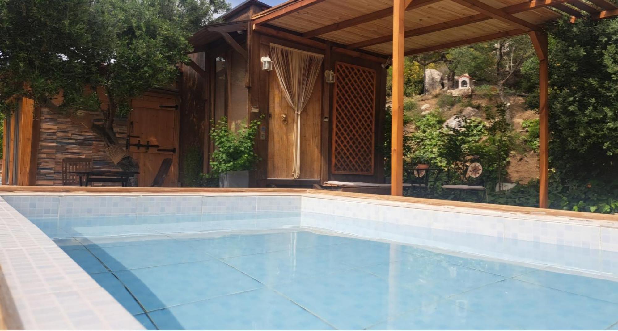Wooden House At The Mountain-Private Paránimfoi Exterior foto